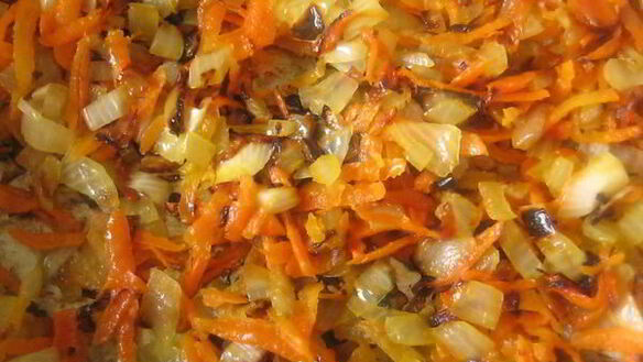 ШАГ 3. бобовый суп с грибами