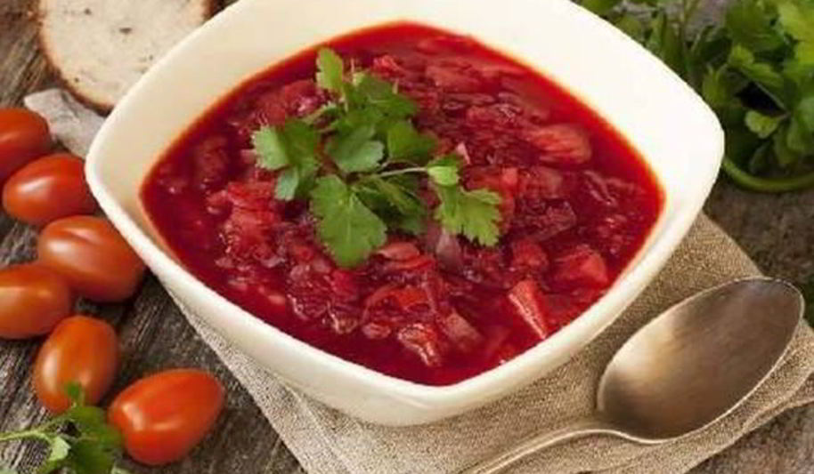 Рецепт ароматный овощной борщ