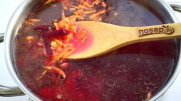 ШАГ 6. борщ белорусский