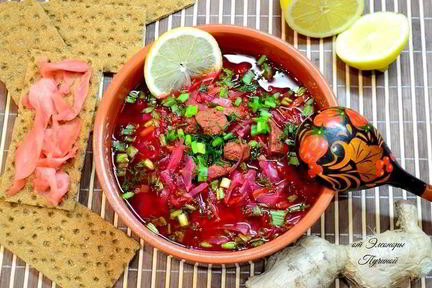 Борщ без картошки