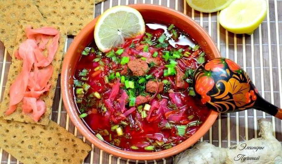 Рецепт борщ без картошки