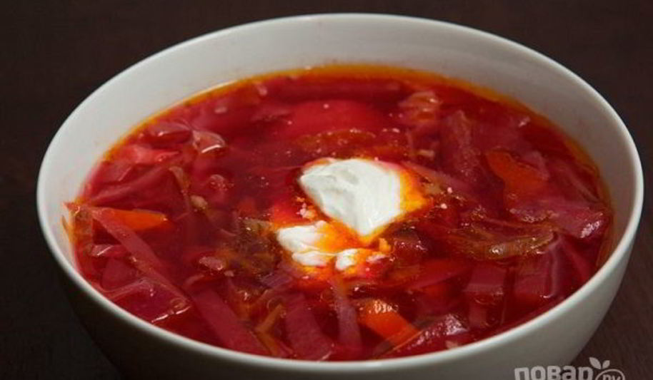 Рецепт борща беза томатного паст