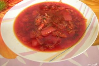 Борщ из свинины