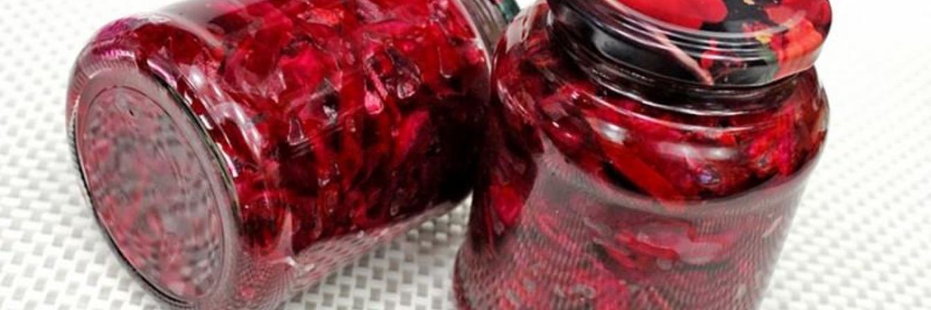 Борщ на зиму с капустой и свеклой