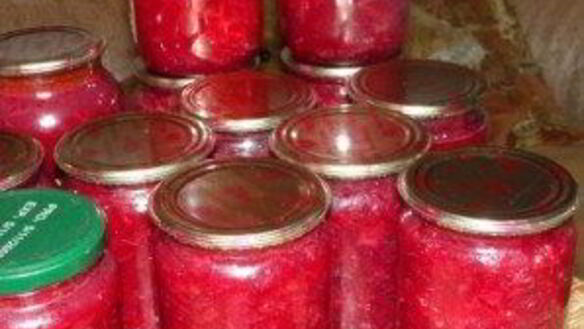 ШАГ 8. борщ на зиму с капустой