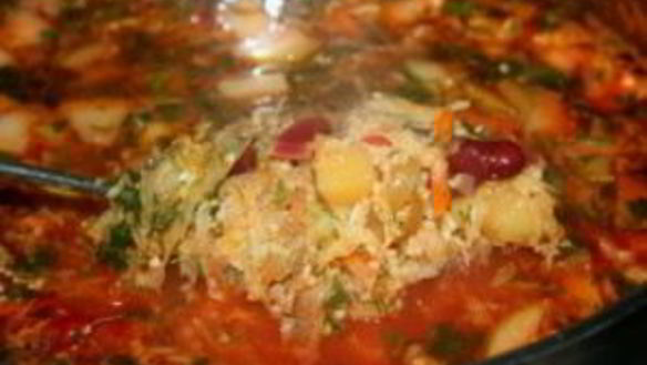 ШАГ 11. борщ по-черниговски