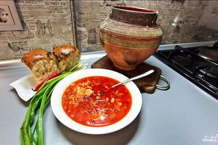 Борщ по-деревенски