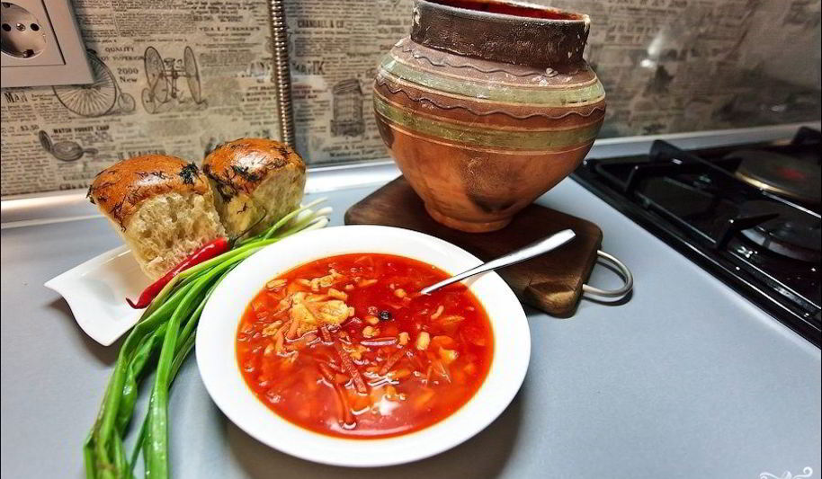 Рецепт борщ по-деревенски