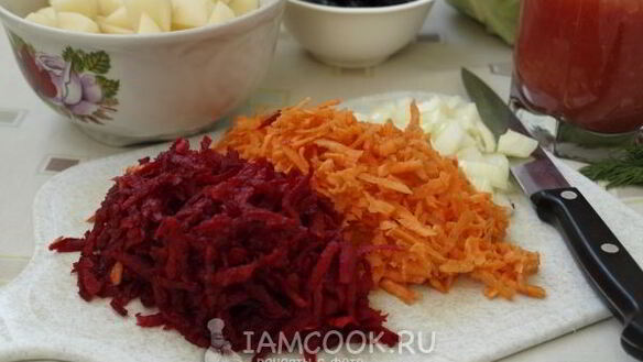 ШАГ 4. борщ с черносливом