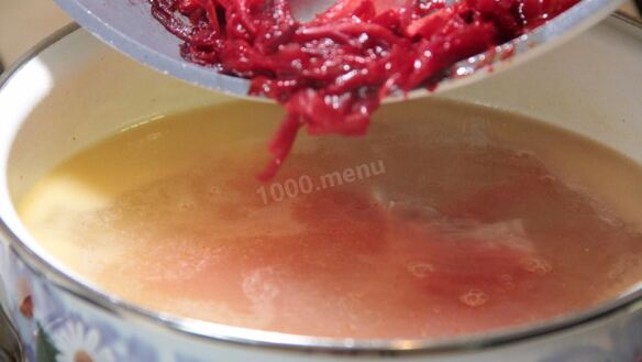 ШАГ 14. борщ с фасолью и курицей