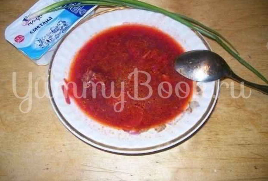 Борщ с говядиной