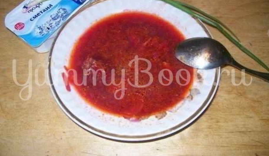 Рецепт борщ с говядиной