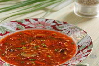 Борщ с гречневой крупой