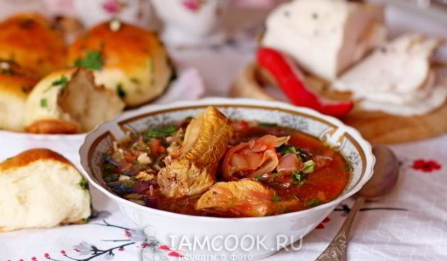 Рецепт борщ с кислой капустой в мультиварке