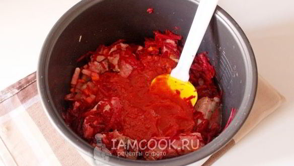 ШАГ 8. борщ с кислой капустой в мультиварке