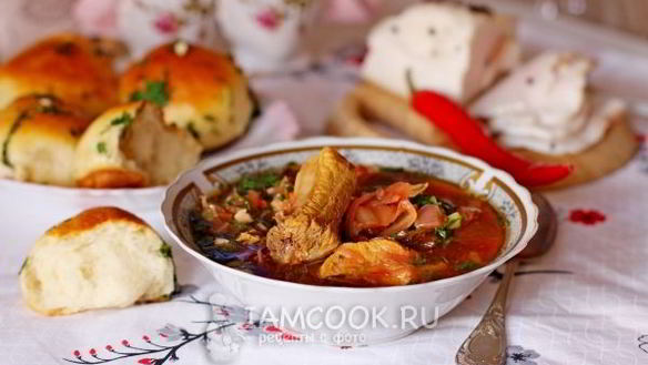 ШАГ 12. борщ с кислой капустой в мультиварке