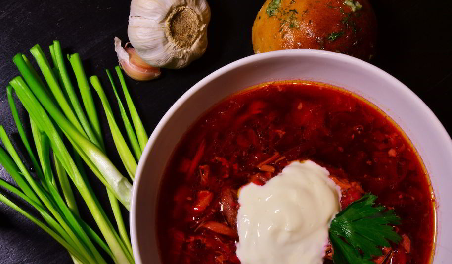 Рецепт борщ с копченостями