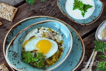 Борщ с крапивой