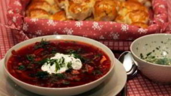 ШАГ 10. борщ с мясом