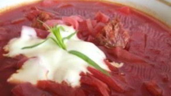 ШАГ 7. борщ с подкопченными ребрышками