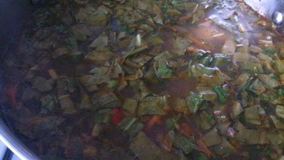 ШАГ 8. борщ с щавелем и фасолью