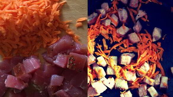 ШАГ 2. борщ с вяленой свининой