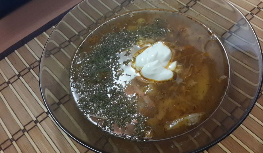 Рецепт борщ студенческий