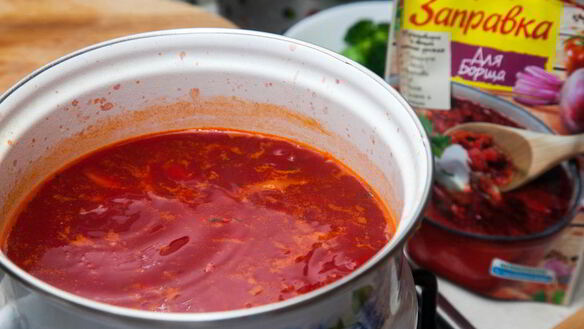 ШАГ 6. борщ в буханке бородинского