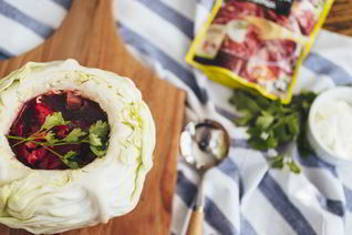 Борщ в капусте