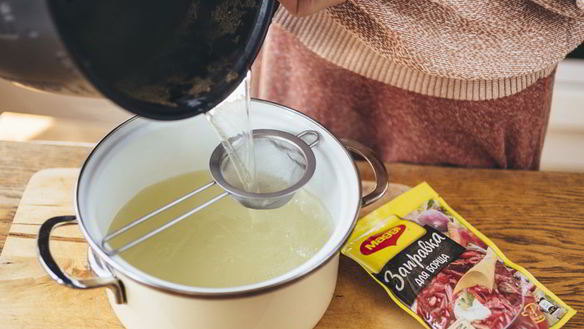 ШАГ 3. борщ в капусте