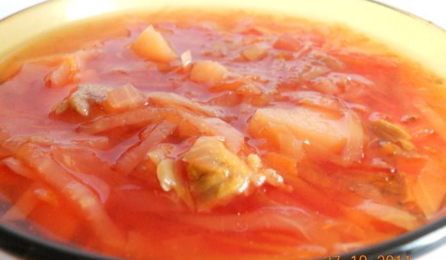 Рецепт борщик с говядинкой