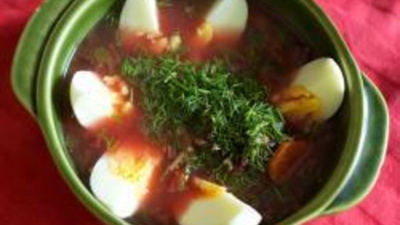 ШАГ 7. ботвинья — борщ из листьев молодой свеклы