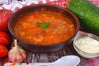 Черниговский борщ в мультиварке