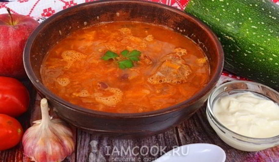 Рецепт черниговский борщ в мультиварке