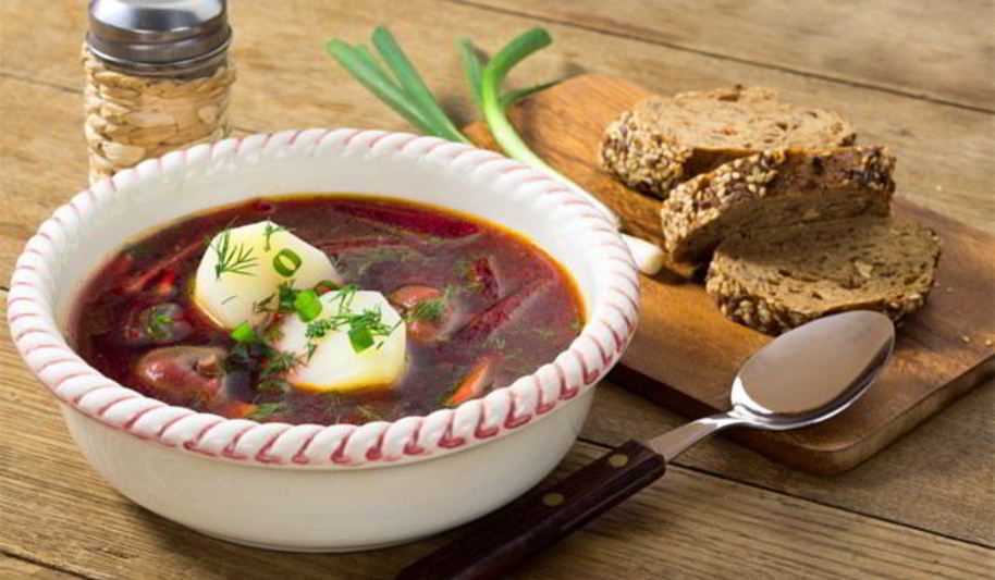 Рецепт грибной борщ