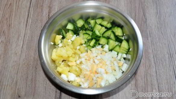 ШАГ 2. холодный борщ с маринованной свеклой