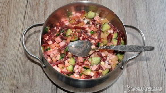 ШАГ 3. холодный борщ с маринованной свеклой