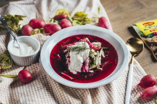 Холодный борщ