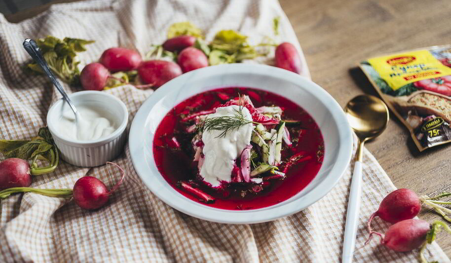 Рецепт холодный борщ