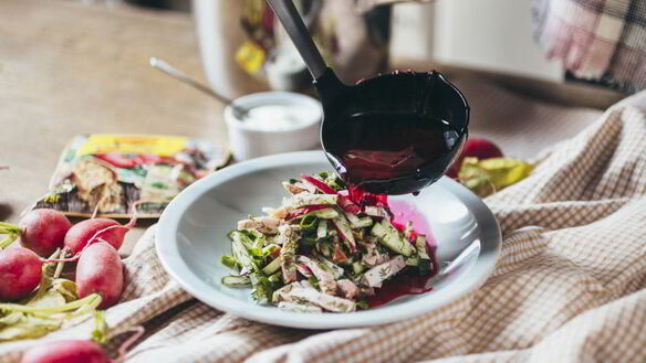 ШАГ 8. холодный борщ