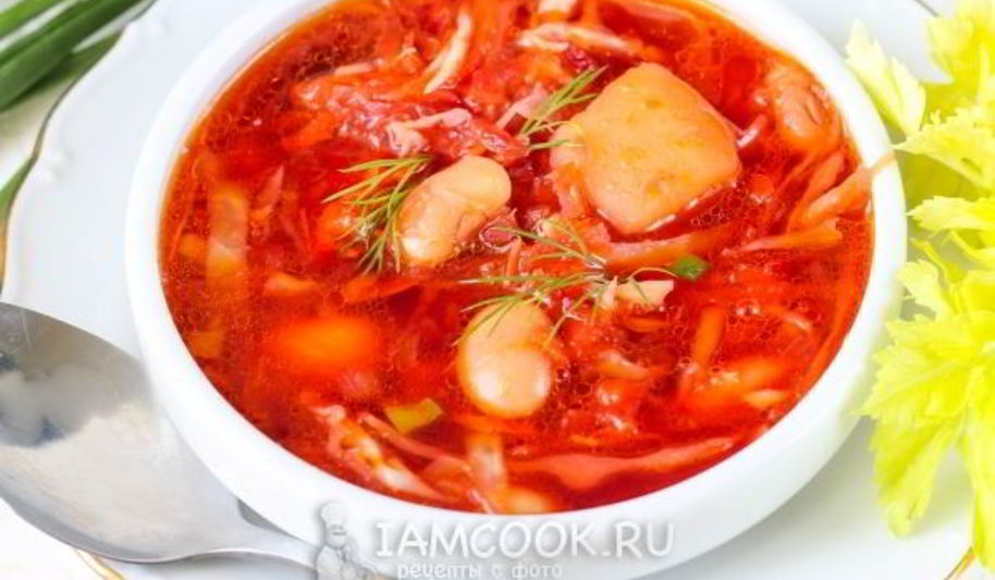 Рецепт классический постный борщ