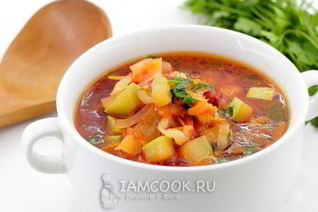 Летний борщ