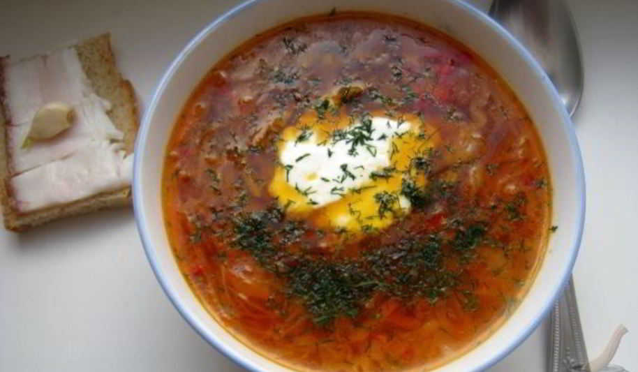 Рецепт мамин борщ