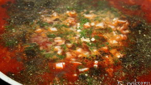 ШАГ 8. наваристый борщ с индейкой