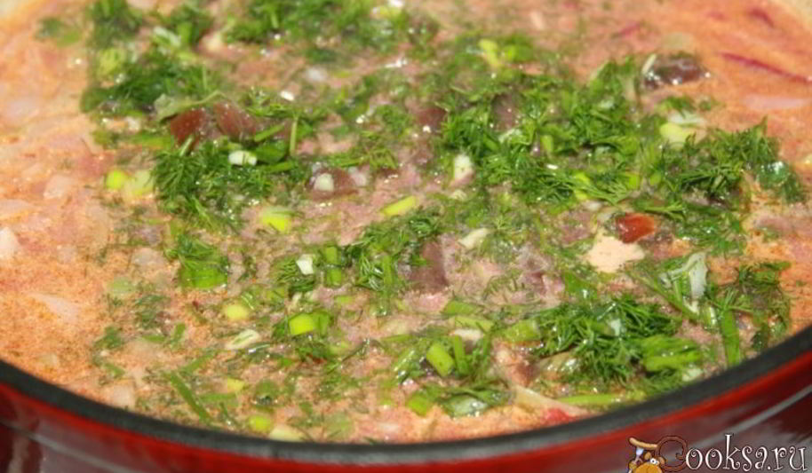 Рецепт полтавский борщ