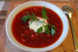 Постный борщ без зажарки в мультиварке