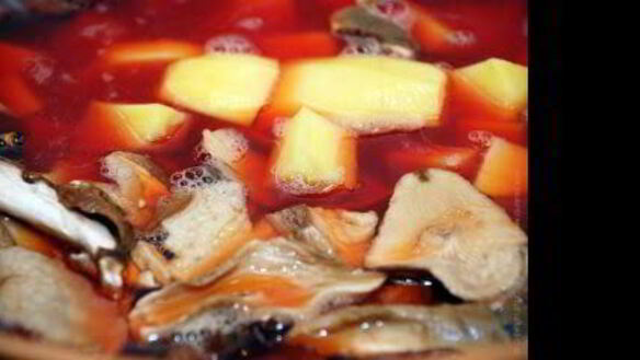 ШАГ 5. постный борщ с грибами