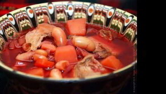 ШАГ 6. постный борщ с грибами