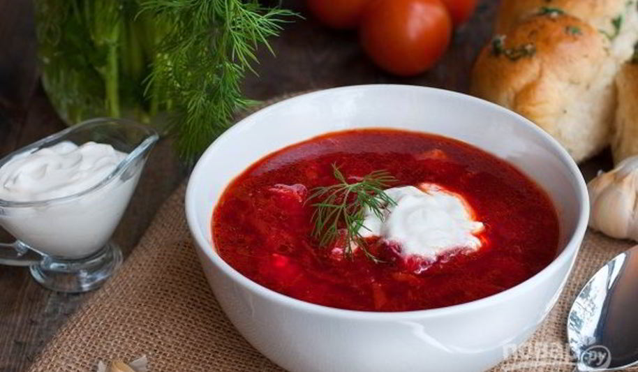 Рецепт самый вкусный борщ