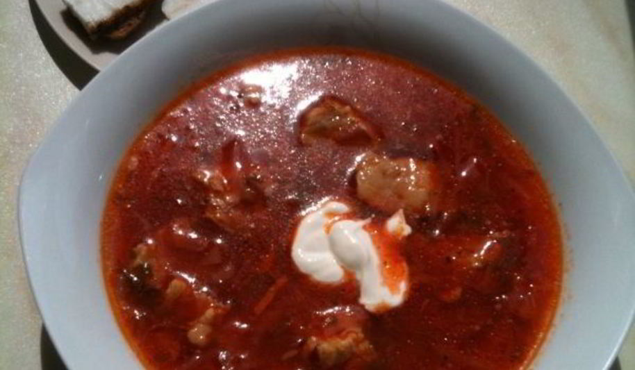 Рецепт украинский борщ